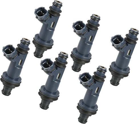 Motoforti Fuel Injector, Engine Fuel Injection Nozzle No.23209-0A010 for Toyota Avalon 1998-2004 3.0L for Toyota Camry 1998-2003 3.0L Navy Blue, 6 Pcs Long-lasting in Saudi Arabia