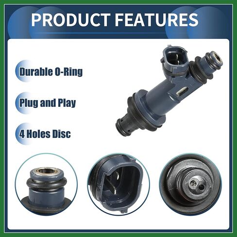 Motoforti Fuel Injector, Engine Fuel Injection Nozzle No.23209-0A010 for Toyota Avalon 1998-2004 3.0L for Toyota Camry 1998-2003 3.0L Navy Blue, 6 Pcs Long-lasting in Saudi Arabia