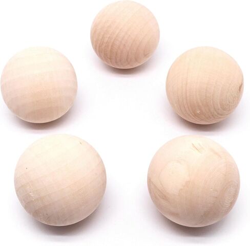 100PCS 1/2 Inch Wooden Balls for Crafts, Unfinished Round Wood Balls, Small Natural Wood Ball for DIY Decorative Projects, Arts and Crafts in Saudi Arabia