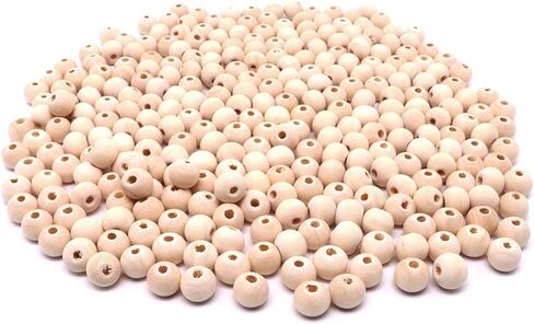 100PCS 1/2 Inch Wooden Balls for Crafts, Unfinished Round Wood Balls, Small Natural Wood Ball for DIY Decorative Projects, Arts and Crafts in Saudi Arabia