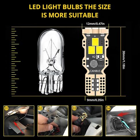 6000K أبيض فائق السطوع T15 3030 9SMD غير قطبي LED لمبة عكس الضوء 921 912 W16W 906 904 CANBUS خالية من الأخطاء النسخ الاحتياطي استبدال أضواء البضائع لإيقاف التثبيت العالي حزمة ضوء الفرامل الثالثة من 2 in Saudi Arabia