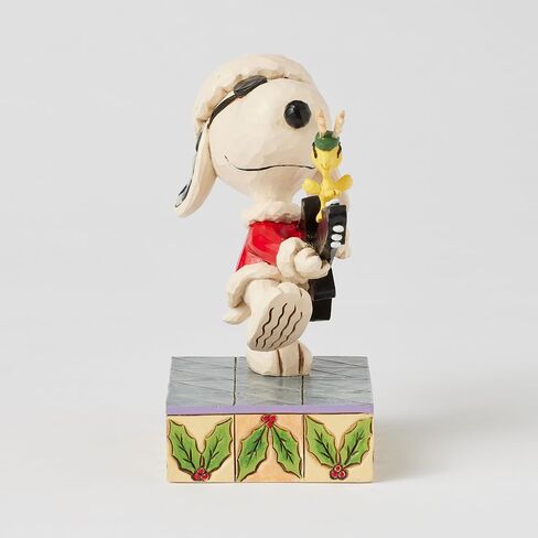 تمثال Enesco Peanuts من Jim Shore Snoopy and Woodstock Rocking Out، 5 بوصات، متعدد الألوان in Kuwait