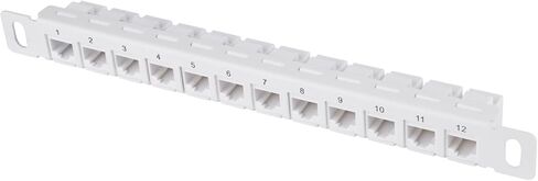 GeeekPi DeskPi Rackmate ملحقات لوحة توصيل الشبكة 12 منفذ CAT6 10 بوصة 0.5U in Saudi Arabia
