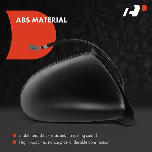 A-Premium Passenger Side Power Door Mirror - Compatible with Ford F-150 F150 1998 1999 2000 - Non-Heated Manual Folding Black - Replace# F75Z17682JAA in Kuwait