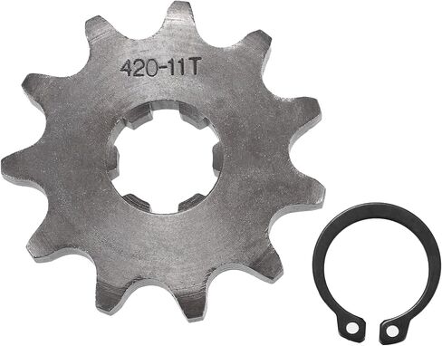Uxcell 1 مجموعة 420 11T 17 مللي متر دراجة نارية الجبهة محرك ضرس ل 50cc 70cc 90cc 110cc 125cc الترابية دراجة الطرق غير الممهدة دراجة صغيرة ATV in Kuwait