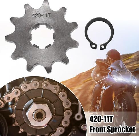 Uxcell 1 مجموعة 420 11T 17 مللي متر دراجة نارية الجبهة محرك ضرس ل 50cc 70cc 90cc 110cc 125cc الترابية دراجة الطرق غير الممهدة دراجة صغيرة ATV in Kuwait
