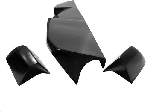IKON MOTORSPORTS Tailgate Protector Compatible with 2007-2013 Chevy Silverado, MDA V2 Style PU Polyurethane Unpainted Black Tailgate Cover Truck Sports Tailgate Cover Cap Spoiler Wing Lip Bodykits in Saudi Arabia