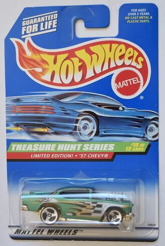 Hot Wheels '57 Chevy, Treasure Hunt Series 10/12 Limited Edition [green] in Saudi Arabia