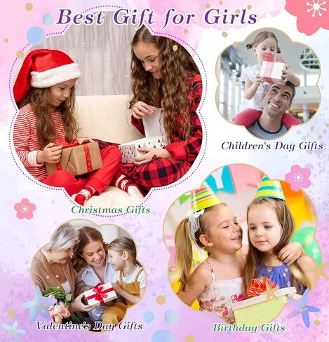 Girls Charm Bracelet Making Kit: Girl Toys Make Jewelry Supplies Set Unicorn DIY Craft Art Set Charm Bracelets Kits Creative Birthday Gifts for Girl Age 6 7 8 9 10 11 12 Year Old Kids Little Children in Saudi Arabia