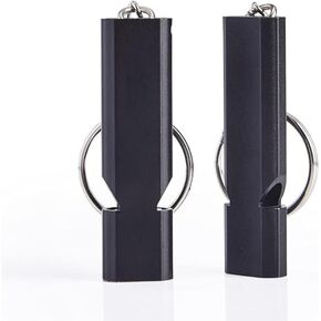 2 pcs Emergency Whistles Lifeguard Safety Whistle with Lanyard and Keychain for Outdoor Camping Hiking Boating in Kuwait