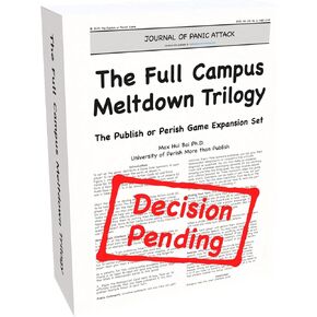 The Full Campus Meltdown Trilogy: a Publish or Perish Game Expansion Collection in Saudi Arabia