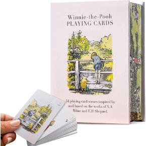 Luxury Hundred Acre Wood Themed Deck of Playing Cards – Premium, Collectible Card Set Gift for Adults and Card Game Enthusiasts. Gold Edging, Custom Design Cards With Magnetic Flip Box Deck of Cards. in Saudi Arabia
