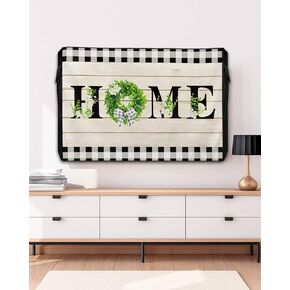 غطاء تلفزيون خارجي للمحيط مقاس 75 بوصة مقاوم للطقس، غطاء تلفزيون بخريطة بحرية للسلحفاة البحرية للخارج، واقي شاشة تلفزيون خارجي سميك مقاوم للماء بسمك 600D غطاء تلفزيون خارجي بسحاب لشاشات من 70 إلى 75 بوصة in Kuwait