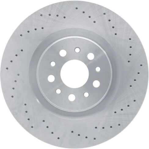 R1 Concepts Brake Rotor - Drilled Front 2014-2024 MASERATI GHIBLI, QUATTROPORTE in Saudi Arabia