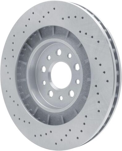 R1 Concepts Brake Rotor - Drilled Front 2014-2024 MASERATI GHIBLI, QUATTROPORTE in Saudi Arabia