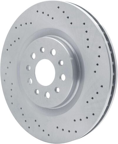 R1 Concepts Brake Rotor - Drilled Front 2014-2024 MASERATI GHIBLI, QUATTROPORTE in Saudi Arabia