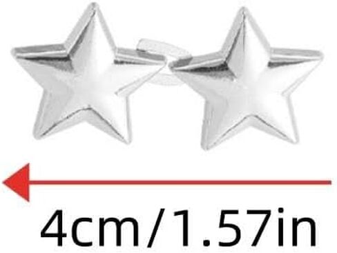 4 Set Pant Waist Tightener Star Buttons for Loose Jeans Reusable Waist Cincher Clip Metal Star Brooch for Clothing Dresses Skirts No Sewing in Saudi Arabia