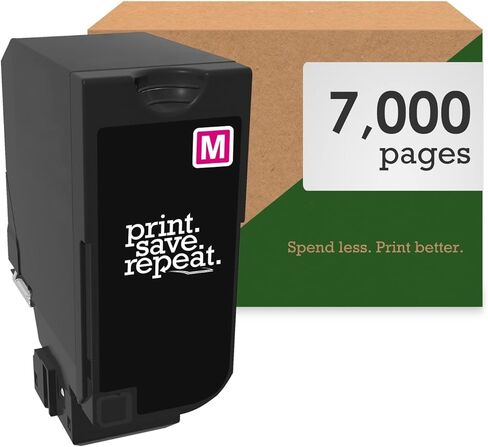 Print.Save.Repeat. Lexmark 74C1SK0 Black Toner Cartridge for CS720, CS725, CX725 Laser Printer [7,000 Pages] in Saudi Arabia