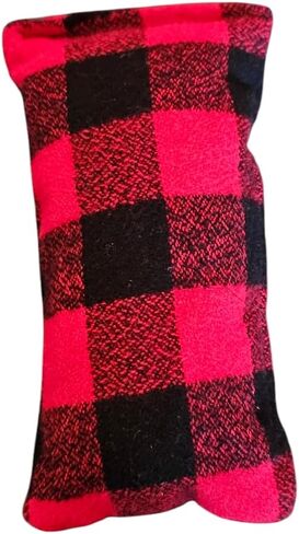 Handmade Christmas Catnip Toys - 100% Cotton Fabric, Organic Catnip, Bell & Polyfill - Holiday Pet Gift for Cats (Square, Christmas Paws) in Kuwait