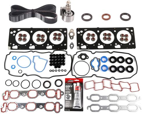 MOCA Head Gasket Set & Timing Belt Kit Fit 05-06 for Chrysler 300 3.5L & 03-04 300M 3.5L & 03-04 Concorde 3.5L & 04-06 Pacifica 3.5L & 03-04 for Dodge Intrepid 3.5L & 05-06 Magnum 3.5L in Saudi Arabia