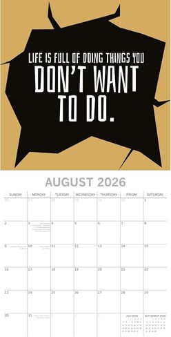 The Gifted Stationery 16-Month 2026 Square Wall Calendar - Pre-Marked US & Intl Holidays & Grid - 2026 Calendar - 180 Reminder Stickers for 2026 Wall Planner - 12 x 12 in in Saudi Arabia