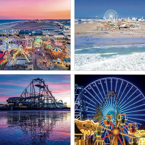 Wildwood 2026 Wall Calendar - 12 beautiful scenes across the Wildwoods, New Jersey (NJ) - 11th Edition - 11" x 17" - Perfect for any Wildwood lover's home, office, dorm or beach house in Saudi Arabia