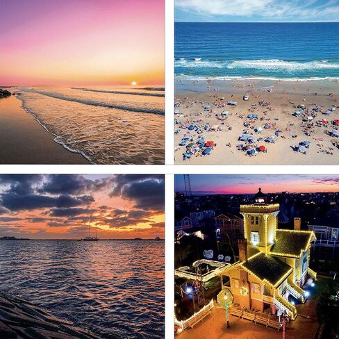 Wildwood 2026 Wall Calendar - 12 beautiful scenes across the Wildwoods, New Jersey (NJ) - 11th Edition - 11" x 17" - Perfect for any Wildwood lover's home, office, dorm or beach house in Saudi Arabia