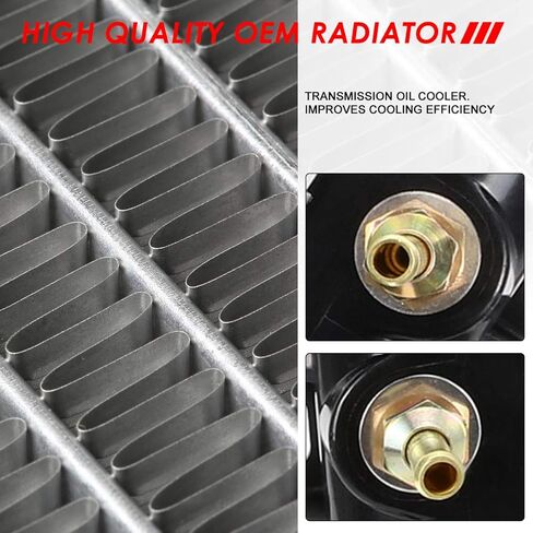 Auto Dynasty Radiator Compatible with 95-00 Chrysler Cirrus Dodge Stratus 2.0L 2.4L 2.5L AT MT, DPI 1702 Factory Style 1-Row Cooling Radiator, Aluminum Core in Saudi Arabia