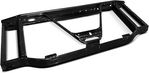دعم الرادياتير YHTAUTO مناسب لـ 2007-2009 شيفروليه سيلفرادو 2500 HD/3500 HD وGMC Sierra 2500 HD/3500 HD 6.0L، مجموعة دعم قلب الرادياتير من الفولاذ in Saudi Arabia