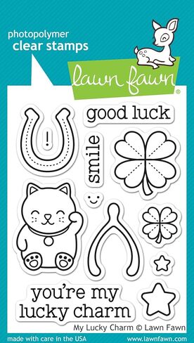 Lawn Fawn My Lucky Charm Stamp and Die Bundle - Two Items in Saudi Arabia