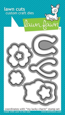 Lawn Fawn My Lucky Charm Stamp and Die Bundle - Two Items in Saudi Arabia