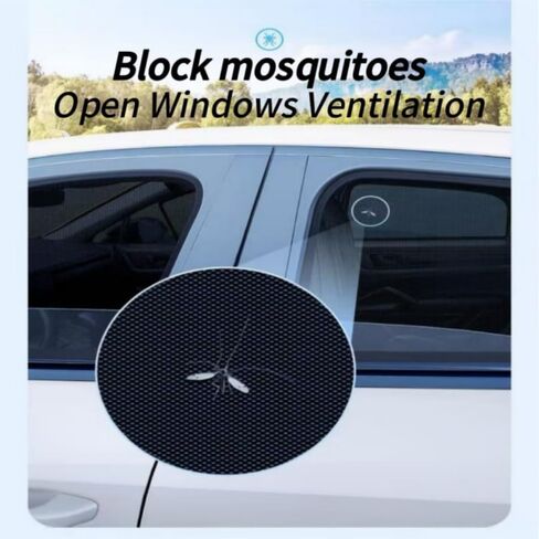 Car Window Sun Shade for Subaru Forester 2025,Keep Interior Cool Embedded Magnetic Mesh Strong Barrier Sun Heat Blocker Protector Heat Insulation Interior Protection,2PCS-Rear Windows in Saudi Arabia