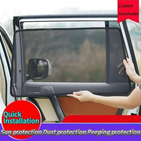 Car Window Sun Shade for Subaru Forester 2025,Keep Interior Cool Embedded Magnetic Mesh Strong Barrier Sun Heat Blocker Protector Heat Insulation Interior Protection,2PCS-Rear Windows in Saudi Arabia