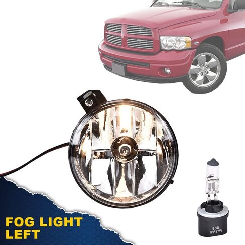 CHEDA Fog Lights Assembly, Compatible with 2001 2002 2003 Dodge Durango/2001 2002 2003 2004 Dakota Pickup CH2592113 (Left & Right) in Saudi Arabia