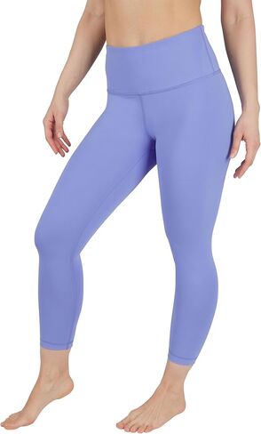 90 Degree By Reflex 22" Yoga Capris - Yoga Leggings - Yoga Capris for Women - Black Interlink w/Curved Yoke - Medium in Kuwait