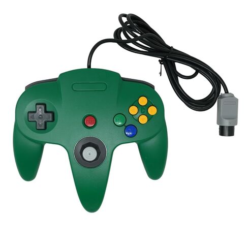 عصا التحكم السلكية Old Skool Classic متوافقة مع نظام ألعاب Nintendo 64 N64 - أزرق in Saudi Arabia