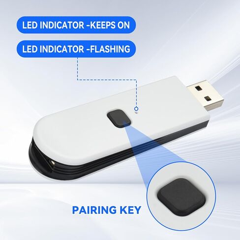 ELUTENG Xbox Adapter for PC Xbox Wireless Adapter Bluetooth 5.0 Xbox Controller Wireless Adapter Dongle Compatible with Xbox One, Xbox One X|S, Elite|Elite Series 2, Xbox Series X|S Controller in Kuwait