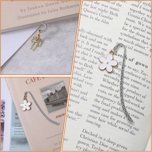 30PCS Metal Bookmarks Hairpin Hook Vintage Book Markers Carved Embossed Metal Bookmark Hooks for Teacher Reading Enthusiasts Jewelry Making Charms in Saudi Arabia