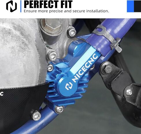 NICECNC Dirt Bike Water Pump Cover Compatible with Yamaha YZ80 1993-2001 YZ85 2002-2018,Aluminum CNC-machined in Saudi Arabia