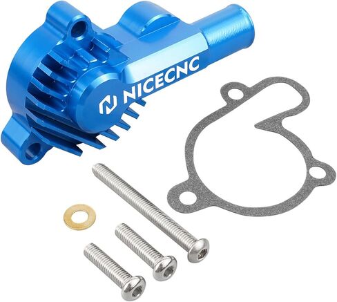 NICECNC Dirt Bike Water Pump Cover Compatible with Yamaha YZ80 1993-2001 YZ85 2002-2018,Aluminum CNC-machined in Saudi Arabia