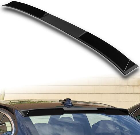 Q1-TECH, Rear Window Roof Spoiler Compatible with BMW 5-Series G30 F90 520i 530e 530i M5 M550i 540i 550i Sedan Only, Rear Window Roof Visor Spoiler Wing, ABS (Pearl Black) in Saudi Arabia