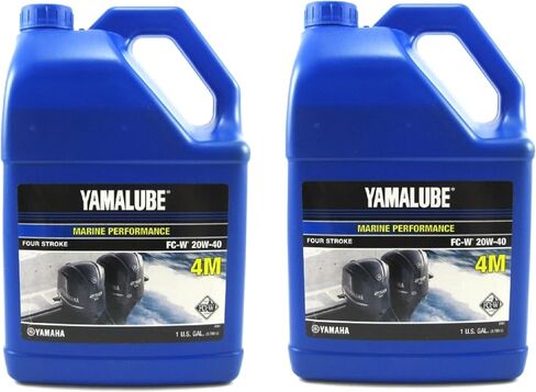 Yamaha OEM, Yamalube 4-Stroke 20W-40 Oil, 2 Gallons, LUB-20W40-FC-04 in Saudi Arabia