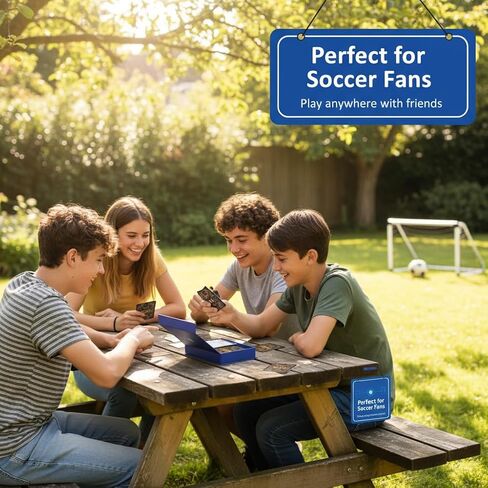 2026 World Cup Soccer Knowledge Trivia Cards Game - 100 Educational Question Cards, 5 Categories, 3 Difficulty Levels, Family and Friend Game Gift for Kids and Adults in Saudi Arabia