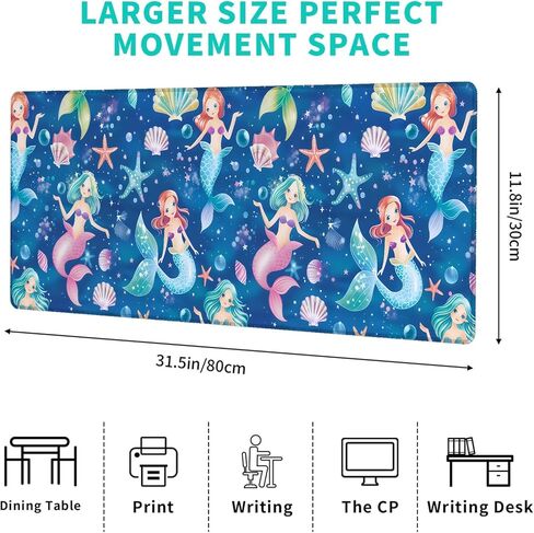 Vintage Baseball Gaming Mouse Pad,12x31.5in Non-Slip Rubber Retro Sport Desk Mat,Large Extended Cool Mousepad for Office Home Laptop,Mice Pads Gifts,Game Lover Deskmat Decor in Kuwait