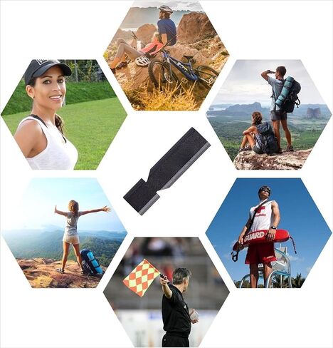 2 pcs Emergency Whistles Lifeguard Safety Whistle with Lanyard and Keychain for Outdoor Camping Hiking Boating in Saudi Arabia