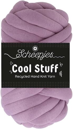 خيوط Scheepjes Cool Stuff 500g - 505 Violet Vibes خيوط البوليستر المعاد تدويرها in Saudi Arabia