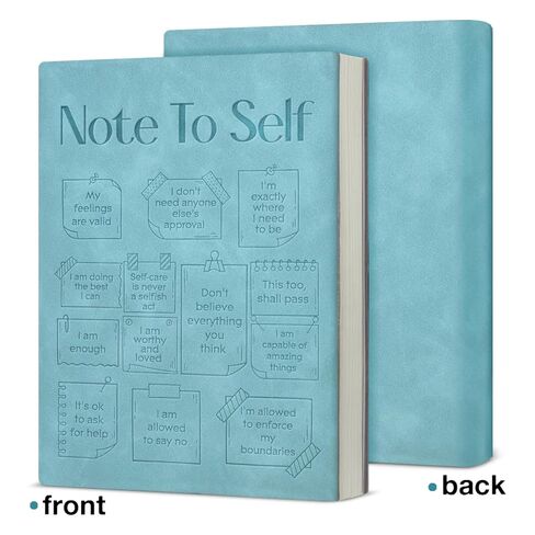 Mental Health Notebook Note to Self Positive Affirmations Journal Motivational Gifts for Psychological Patients Friends-Blue in Saudi Arabia