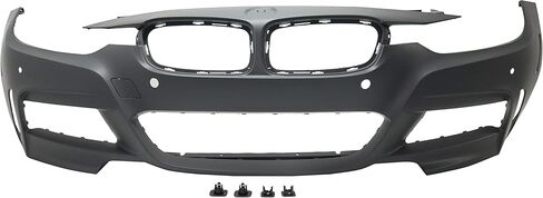 غطاء المصد الأمامي Garage-Pro لسيارة BMW 330i 2017-2018، 2013-2016 328i، 2013-2015 335i، 2013-2018 320i، معبأ، حزمة M Sport، فتحات مستشعر التحكم في مسافة الحديقة، ملحقات خارجية للسيارات in Saudi Arabia