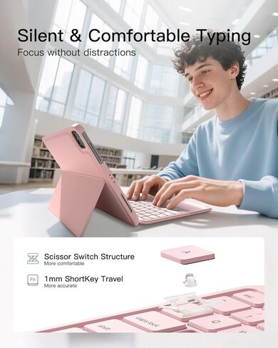 Inateck for iPad 10th Generation Case with Keyboard,Ultralight iPad Keyboard Case for iPad 10 Gen,iPad Air 6 2024,iPad Air 5/4 10.9",iPad Pro 11 4/3/2/1,Detachable Keyboard with Touchpad, KB04122 Gray in Kuwait