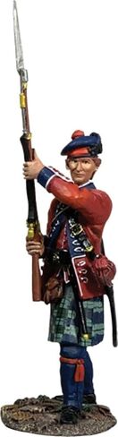 W. Britain American Revolution 16099 British 42nd Royal Highland Regiment Coy Standing Making Ready 1:30 Scale Metal in Saudi Arabia